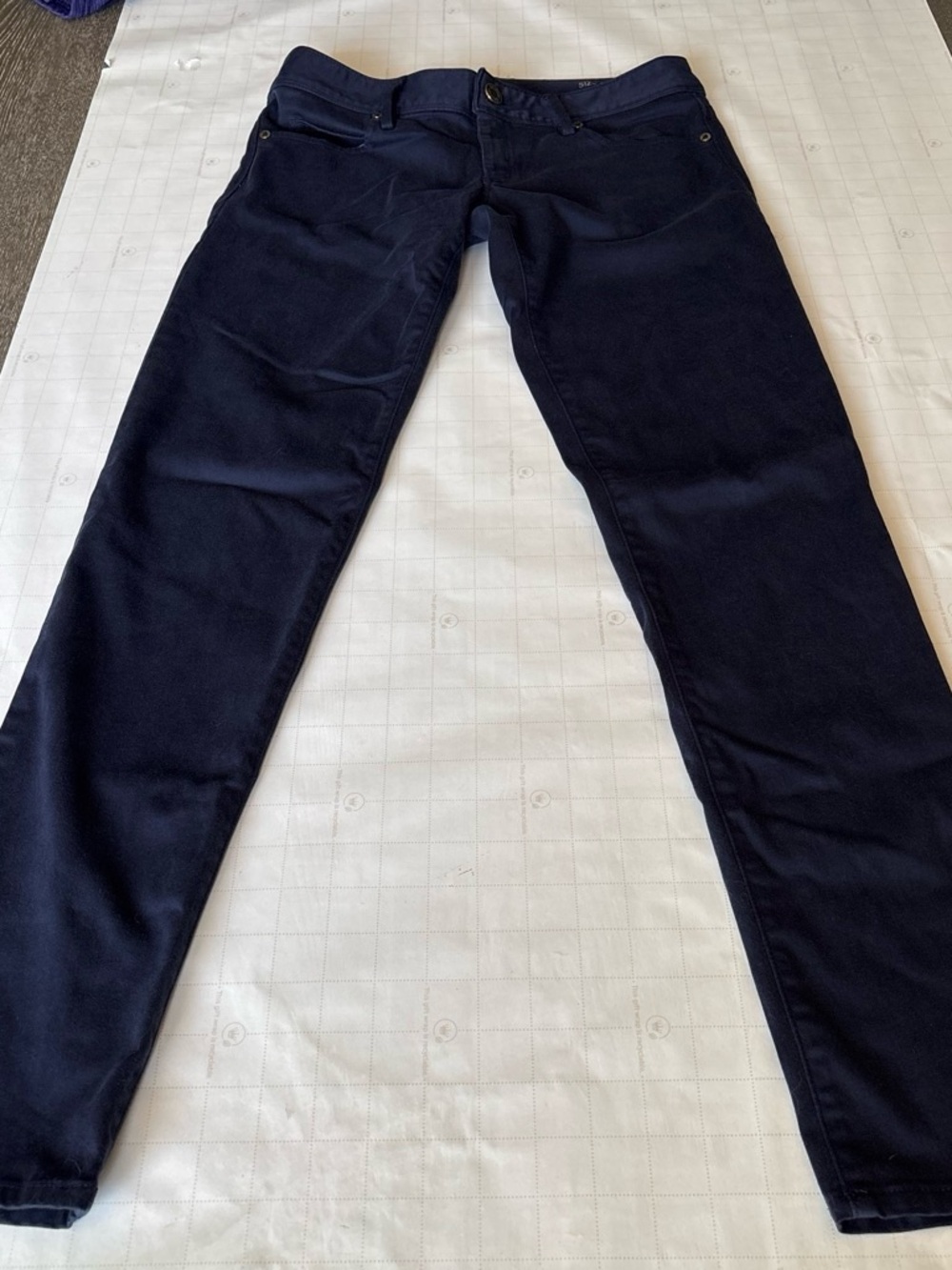 Lilly Pulitzer Navy Pants with Gold Script Logo